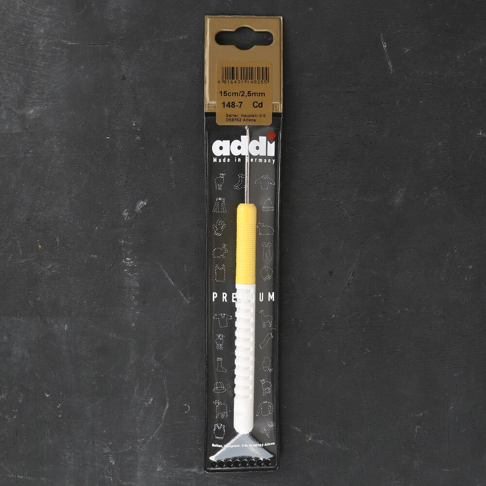 Addi 2,5 Mm 15 Cm Plastik Saplı Yün Tığ - 148-7 - Hobium